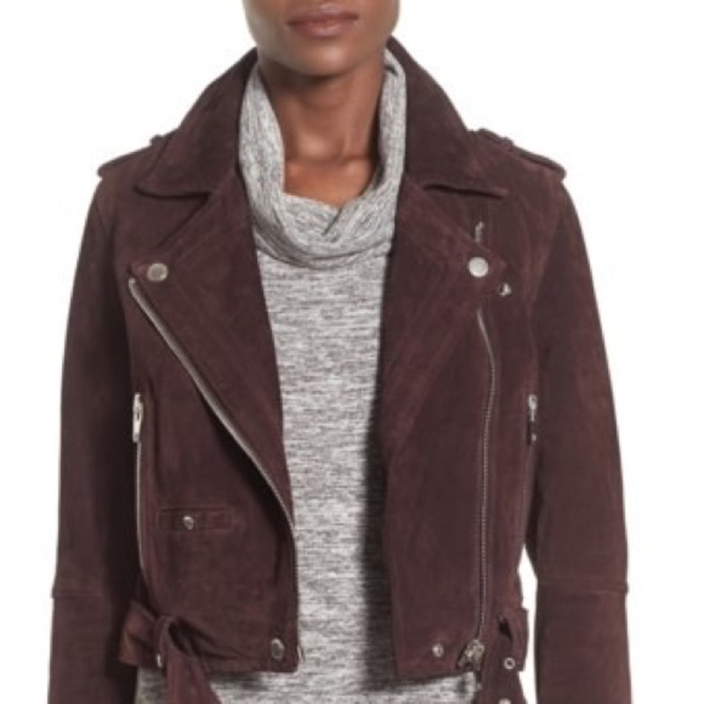 Blank NYC Suede Moto Jacket